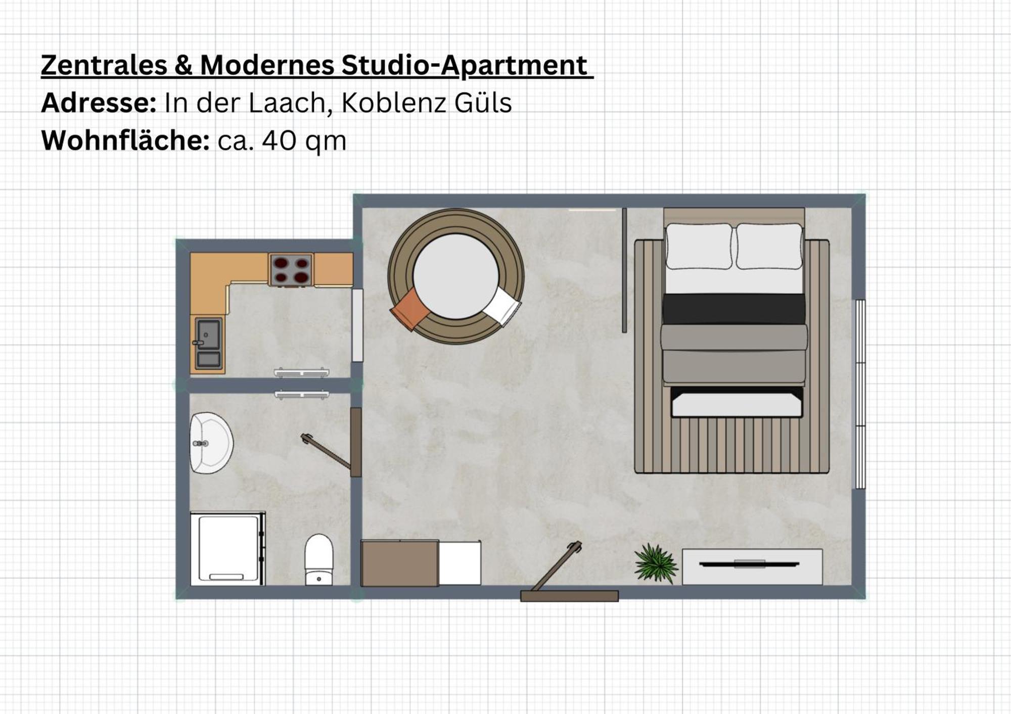 Gemuetliches & Modernes Apartment Coblença Exterior foto